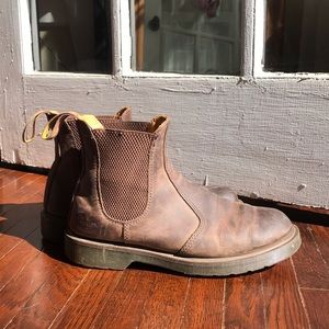 Leather Dr. Marten ankle boots